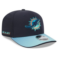 Бейсболка Miami Dolphins New Era Rivalries Collection 9SEVENTY - Navy