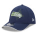 Бейсболка Seattle Seahawks New Era Rivalries Collection 39THIRTY M-Crown Stretch - College Navy