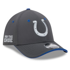Бейсболка Indianapolis Colts New Era 2026 Rivalries Collection 39THIRTY M-Crown Stretch - Anthracite Бейсболка Indianapolis Colts New Era 2026 Rivalries Collection 39THIRTY M-Crown Stretch - Anthracite