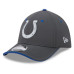 Бейсболка Indianapolis Colts New Era 2026 Rivalries Collection 39THIRTY M-Crown Stretch - Anthracite