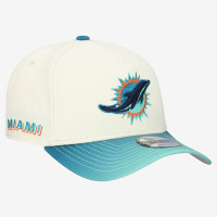 Бейсболка Miami Dolphins New Era Rivalries Collection 9FORTY A-Frame - Cream