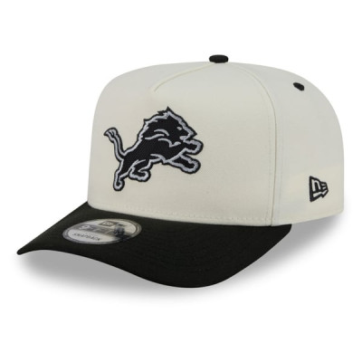 Бейсболка Detroit Lions New Era 2026 Rivalries Collection Fan Pack A-Frame 9FIFTY - Cream