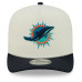 Бейсболка Miami Dolphins New Era Rivalries Collection Fan Pack A-Frame 9FIFTY - Cream