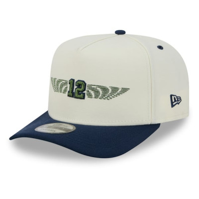 Бейсболка Seattle Seahawks New Era Rivalries Collection Fan Pack A-Frame 9FIFTY - Cream