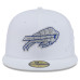 Бейсболка Buffalo Bills New Era Rivalries Collection Fan Pack Side Script 59FIFTY - White