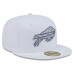 Бейсболка Buffalo Bills New Era Rivalries Collection Fan Pack Side Script 59FIFTY - White