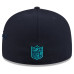 Бейсболка Miami Dolphins New Era Rivalries Collection Fan Pack Side Script 59FIFTY - Navy
