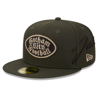 Бейсболка New York Jets New Era Rivalries Collection Fan Pack Side Script 59FIFTY - Green