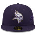 Бейсболка Minnesota Vikings New Era 2026 Rivalries Collection Fan Pack Side Script 59FIFTY - Purple