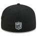Бейсболка Detroit Lions New Era 2026 Rivalries Collection Fan Pack Side Script 59FIFTY - Black