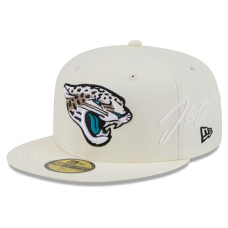 Бейсболка Jacksonville Jaguars New Era 2026 Rivalries Collection Fan Pack Side Script 59FIFTY - Natural