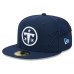 Бейсболка Tennessee Titans New Era 2026 Rivalries Collection Fan Pack Side Script 59FIFTY - Navy