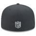 Бейсболка Indianapolis Colts New Era 2026 Rivalries Collection Fan Pack Side Script 59FIFTY - Anthracite