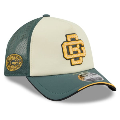 Бейсболка Green Bay Packers New Era 2026 Rivalries Collection 9FORTY Apex - Cream