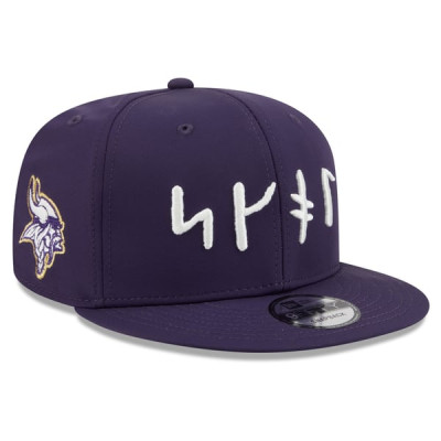 Бейсболка Minnesota Vikings New Era 2026 Rivalries Collection 9FIFTY - Purple