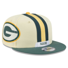 Бейсболка Green Bay Packers New Era 2026 Rivalries Collection Fan Pack Helmet 9FIFTY - Cream