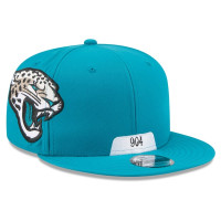 Бейсболка Jacksonville Jaguars New Era 2026 Rivalries Collection Fan Pack Helmet 9FIFTY - Teal