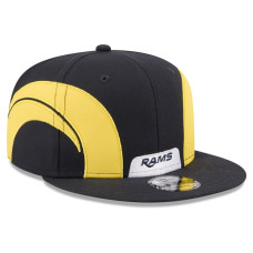 Бейсболка Los Angeles Rams New Era Rivalries Collection Fan Pack Helmet 9FIFTY - Navy