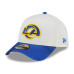 Бейсболка Los Angeles Rams New Era Rivalries Collection 9FORTY A-Frame - Cream