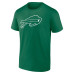 Футболка Buffalo Bills Josh Allen Green St. Patrick's Day Icon Name & Number