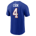 Футболка Buffalo Bills James Cook Nike Royal Name & Number