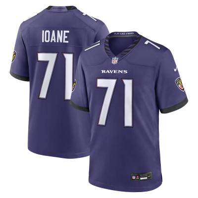 Джерси Baltimore Ravens Olaivavega Ioane Nike Purple 2026 NFL Draft First Round Pick No. 14 Team Game