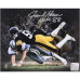 Фото с автографом Jack Ham Pittsburgh Steelers Fanatics Authentic 8 x 10 Tackle with 'HOF 88 Inscription
