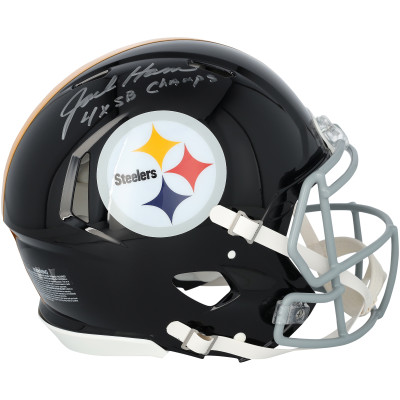 Jack Ham Pittsburgh Steelers Autographed Fanatics Authentic Riddell 1963-1976 Throwback Speed Authentic Helmet with 4X SB Champs' Inscription