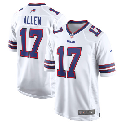 Джерси Buffalo Bills Josh Allen Nike White White Game