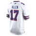 Джерси Buffalo Bills Josh Allen Nike White White Game