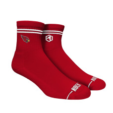 Носки Unisex Arizona Cardinals Rock Em Casual Stripe Quarter-Length