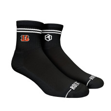 Носки Unisex Cincinnati Bengals Rock Em Casual Stripe Quarter-Length
