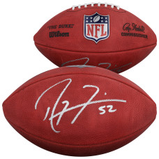 Ray Lewis Baltimore Ravens Autographed Fanatics Authentic Duke Full Color Football Ray Lewis Baltimore Ravens Autographed Fanatics Authentic Duke Full Color Football