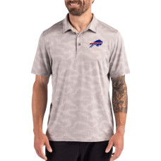 Поло Buffalo Bills Cutter & Buck Gray Coastline Recycled Double-Peached Camo