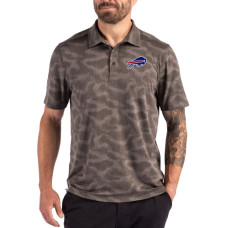 Поло Buffalo Bills Cutter & Buck Charcoal Coastline Recycled Double-Peached Camo