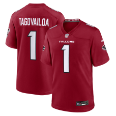 Джерси Atlanta Falcons Tua Tagovailoa Nike Red Game Джерси Atlanta Falcons Tua Tagovailoa Nike Red Game