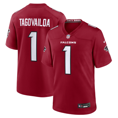 Джерси Atlanta Falcons Tua Tagovailoa Nike Red Game