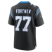 Джерси Carolina Panthers Luke Fortner Nike Black Team Game