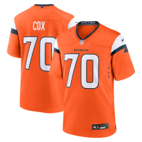 Джерси Denver Broncos Marques Cox Nike Orange Team Game
