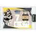 Карточка Ben Roethlisberger Pittsburgh Steelers Autographed 2005 Donruss Leaf Certified Games-Used Fabric Of The Game Jersey Relic #FG-3 #7/7 Карточка Ben Roethlisberger Pittsburgh Steelers Autographed 2005 Donruss Leaf Certified Games-Used Fabric Of The Game Jersey Relic #FG-3 #7/7