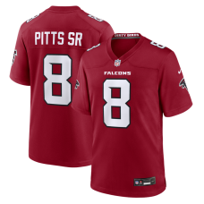 Джерси Atlanta Falcons Kyle Pitts Sr. Nike Red Game Джерси Atlanta Falcons Kyle Pitts Sr. Nike Red Game