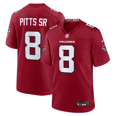Джерси Atlanta Falcons Kyle Pitts Sr. Nike Red Game