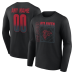Именная футболка с длинным рукавом Atlanta Falcons Black Home Field Pop Name & Number Именная футболка с длинным рукавом Atlanta Falcons Black Home Field Pop Name & Number