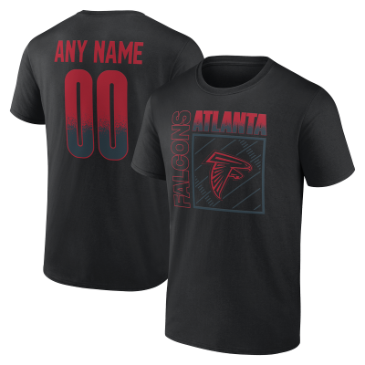 Именная футболка Atlanta Falcons Black Home Field Pop Name & Number