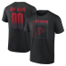 Именная футболка Atlanta Falcons Black Home Field Pop Name & Number Именная футболка Atlanta Falcons Black Home Field Pop Name & Number