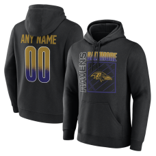 Именная толстовка Baltimore Ravens Black Home Field Pop Name & Number Именная толстовка Baltimore Ravens Black Home Field Pop Name & Number