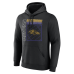 Именная толстовка Baltimore Ravens Black Home Field Pop Name & Number