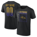 Именная футболка Baltimore Ravens Black Home Field Pop Name & Number