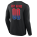 Именная футболка с длинным рукавом Buffalo Bills Black Home Field Pop Name & Number