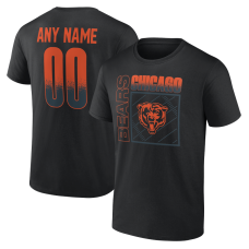 Именная футболка Chicago Bears Black Home Field Pop Name & Number Именная футболка Chicago Bears Black Home Field Pop Name & Number